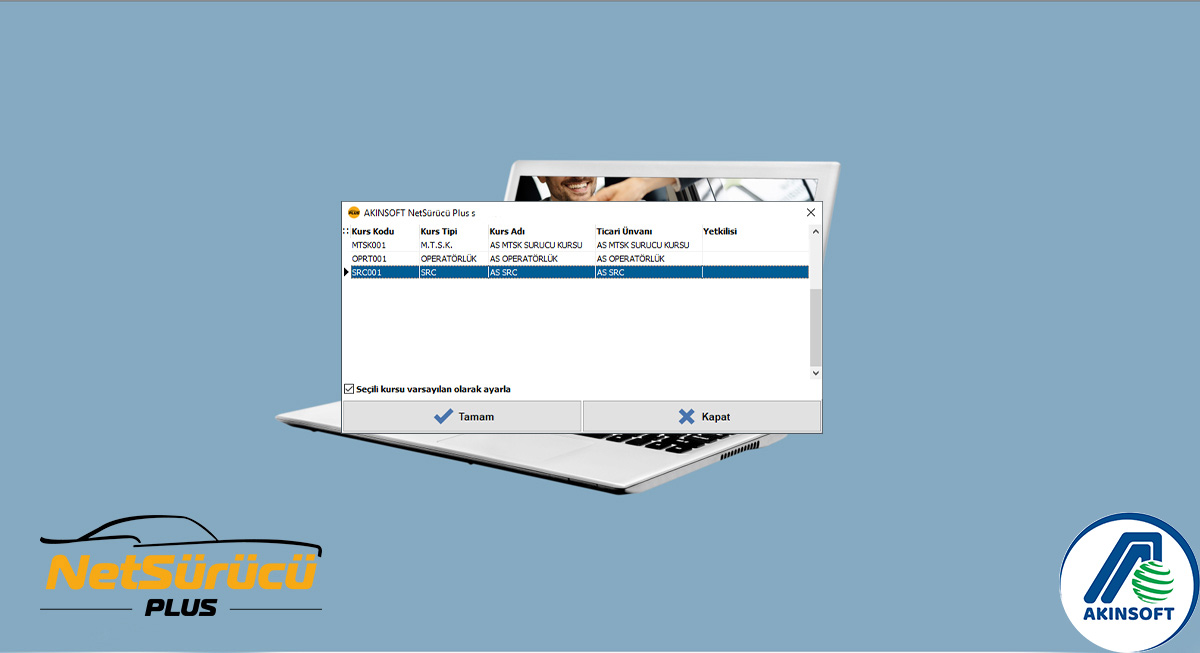 Sürücü Kursu Programı